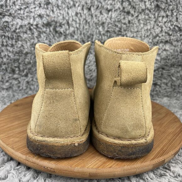 Clarks Chukka Ankle Leather Boots Suede Shoes Size 9.5 M Tan - Picture 4 of 10